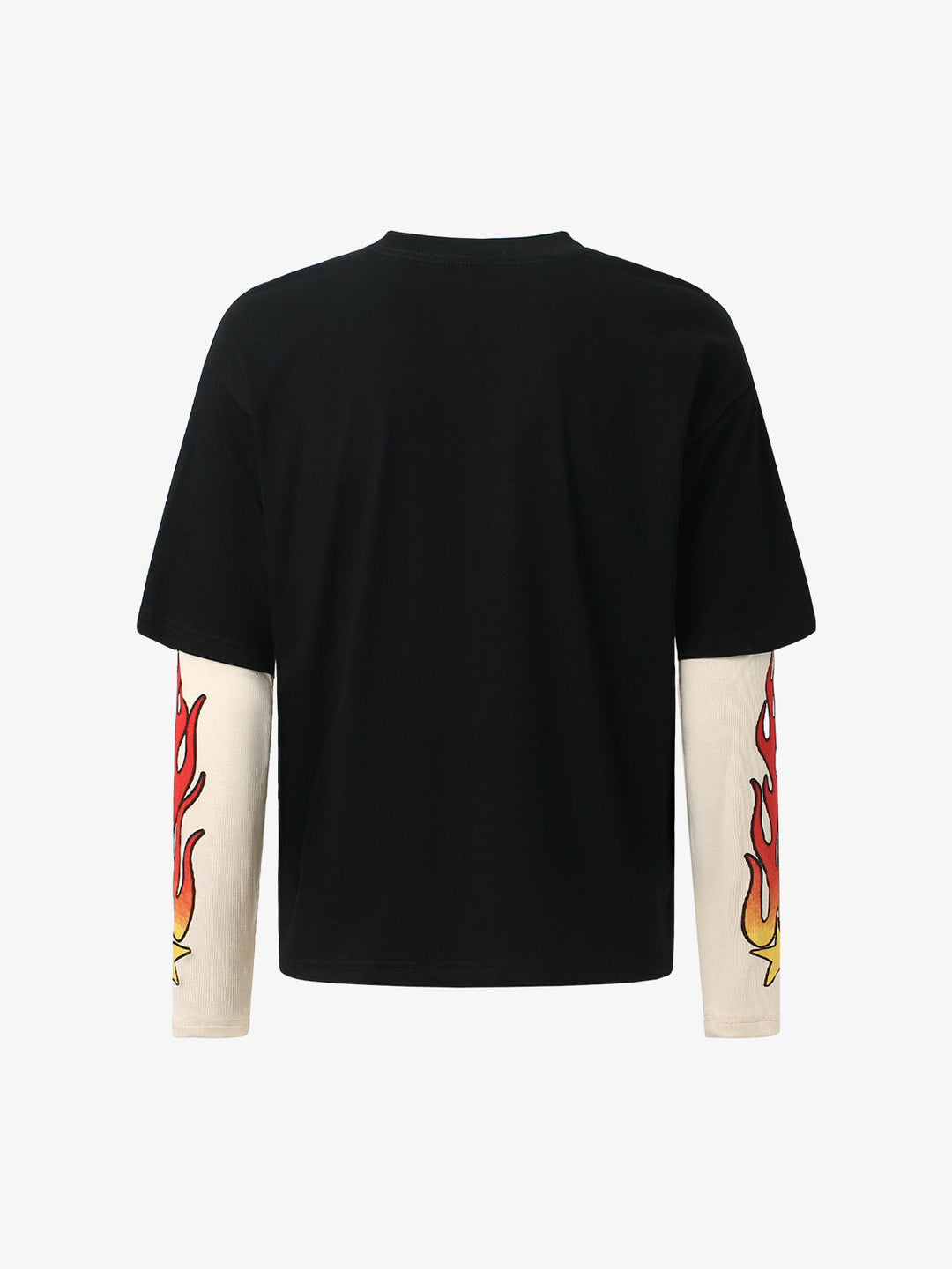Glfsmade Flame Gradient Letter Long Sleeve