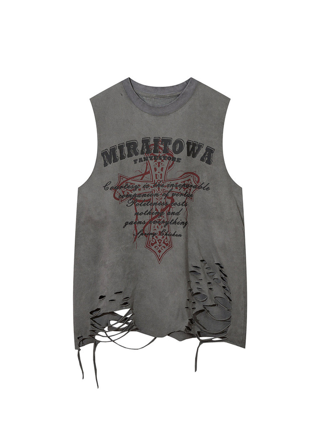 Miraitowa Distressed Graphic Tank