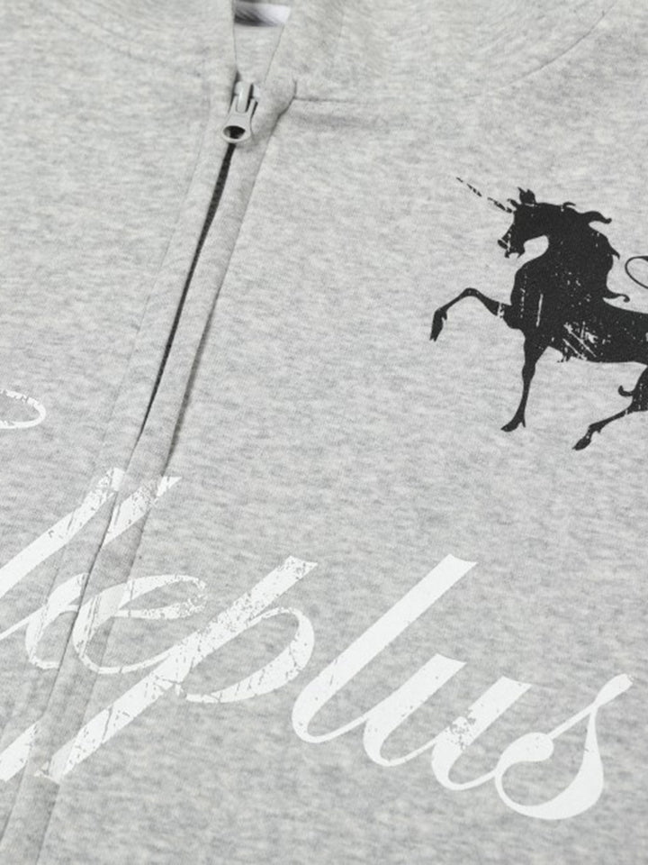 Equestrian Crest Zip Hoodie