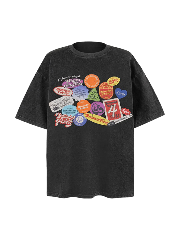 Graphic Crew Neck T-Shirt