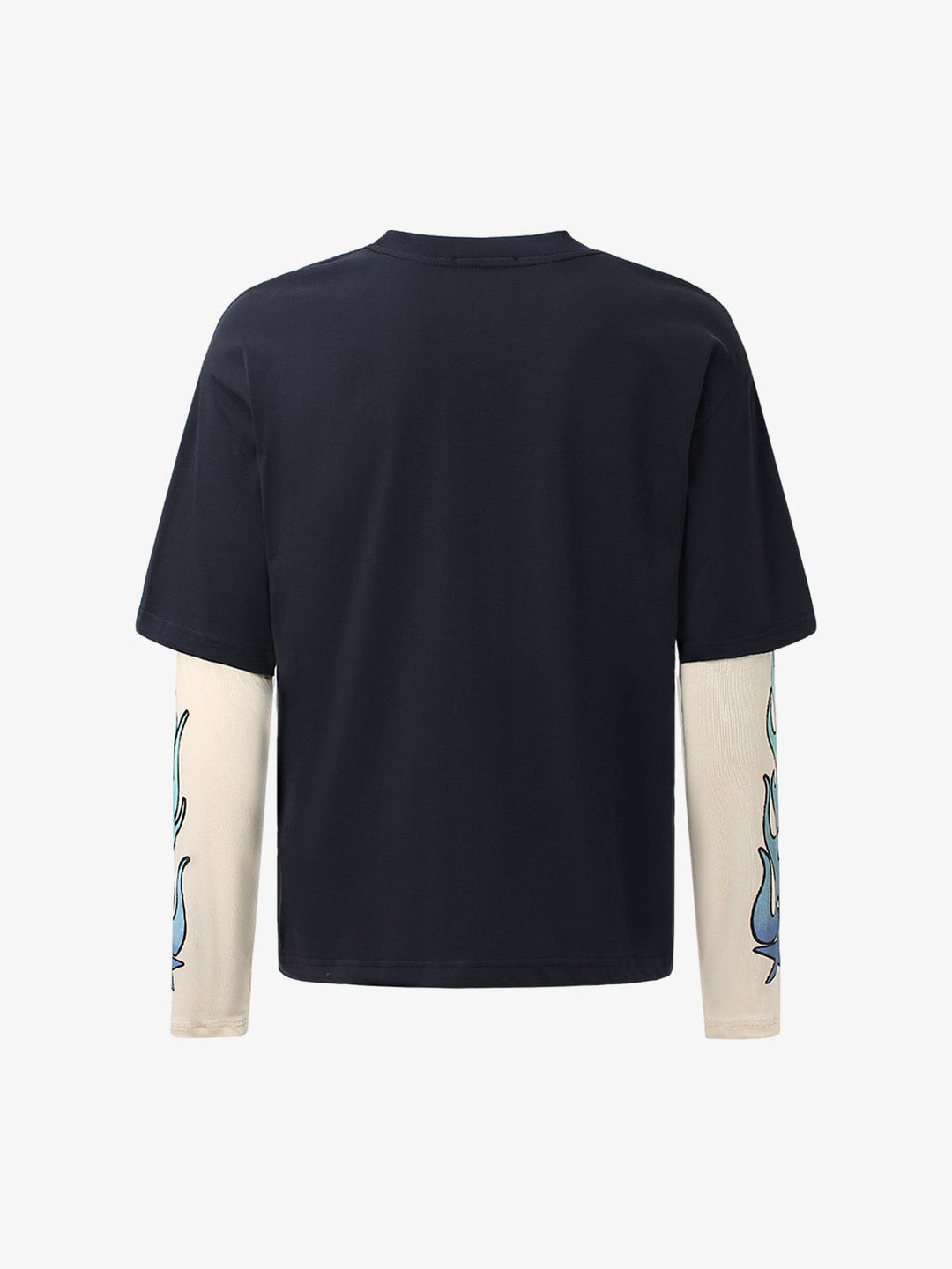 Glfsmade Flame Gradient Letter Long Sleeve