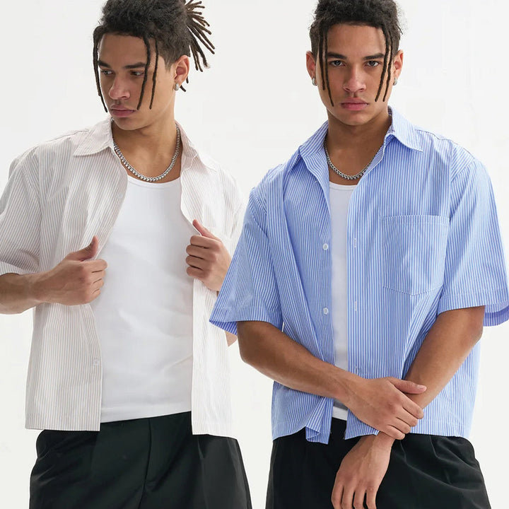 Urban Pinstripe Button Shirt