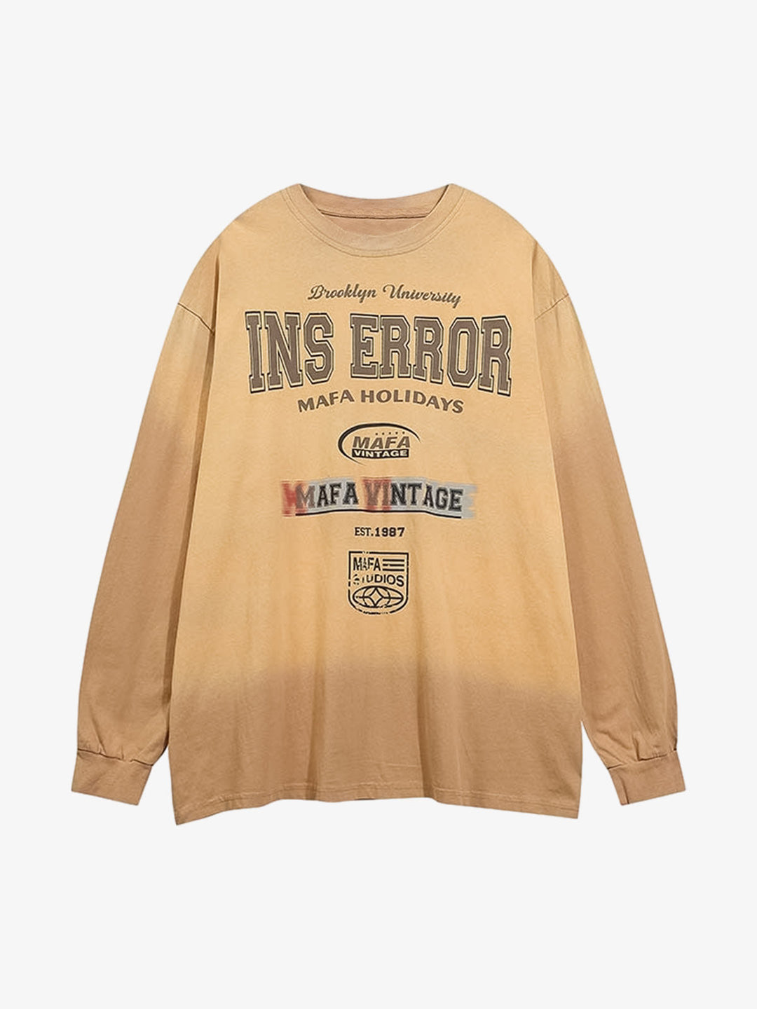 Ins Error Vintage Long Sleeve