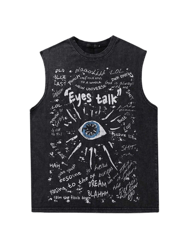Eyes Talk Graphic Top