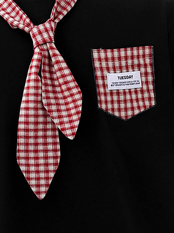 Tuesday Plaid Tie Shirt