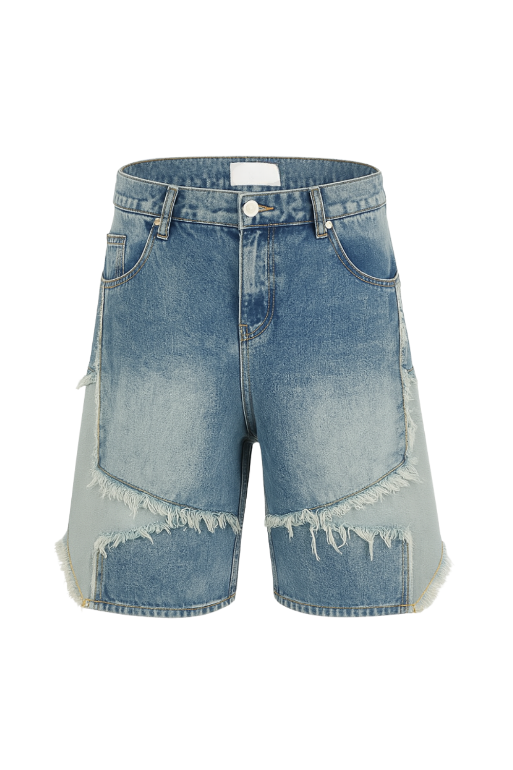 Star Patch Denim Shorts