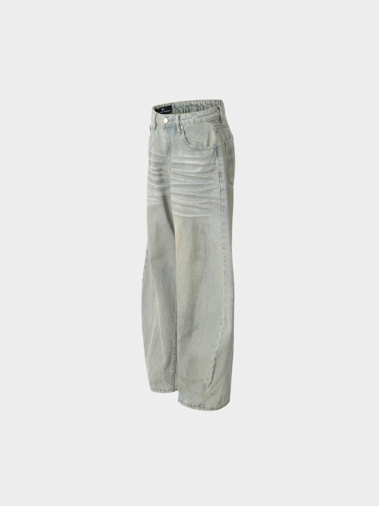 Echo Fade Wide-Leg Jeans
