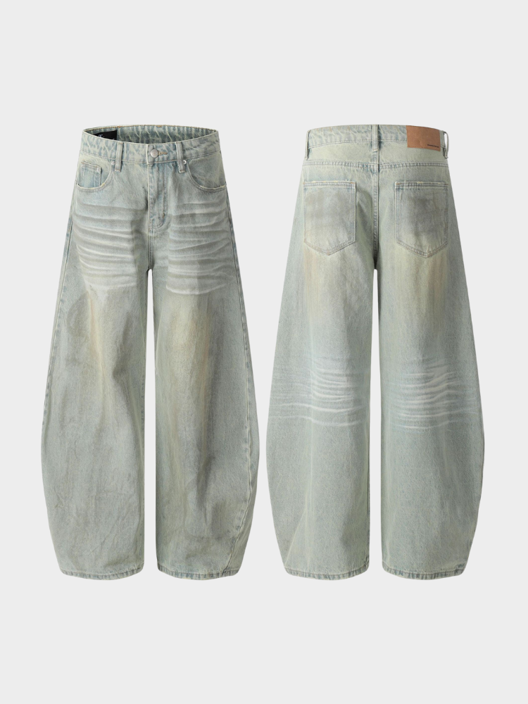 Echo Fade Wide-Leg Jeans