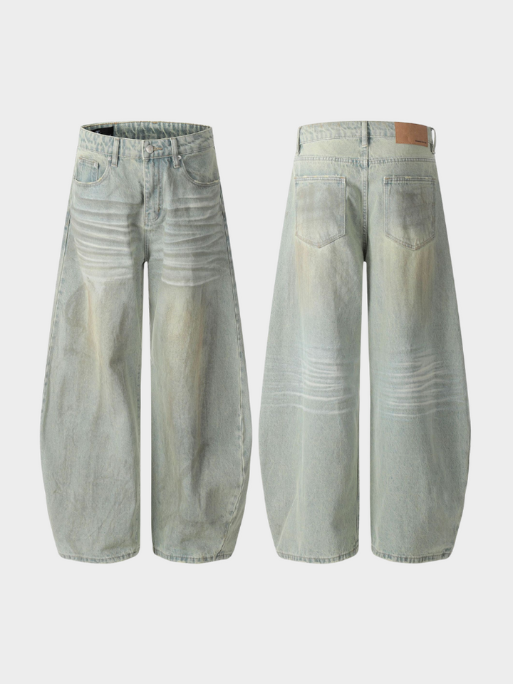 Echo Fade Wide-Leg Jeans