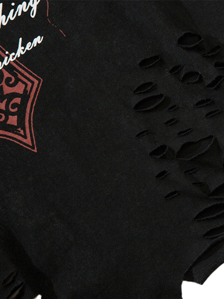 Miraitowa Distressed Graphic Tank