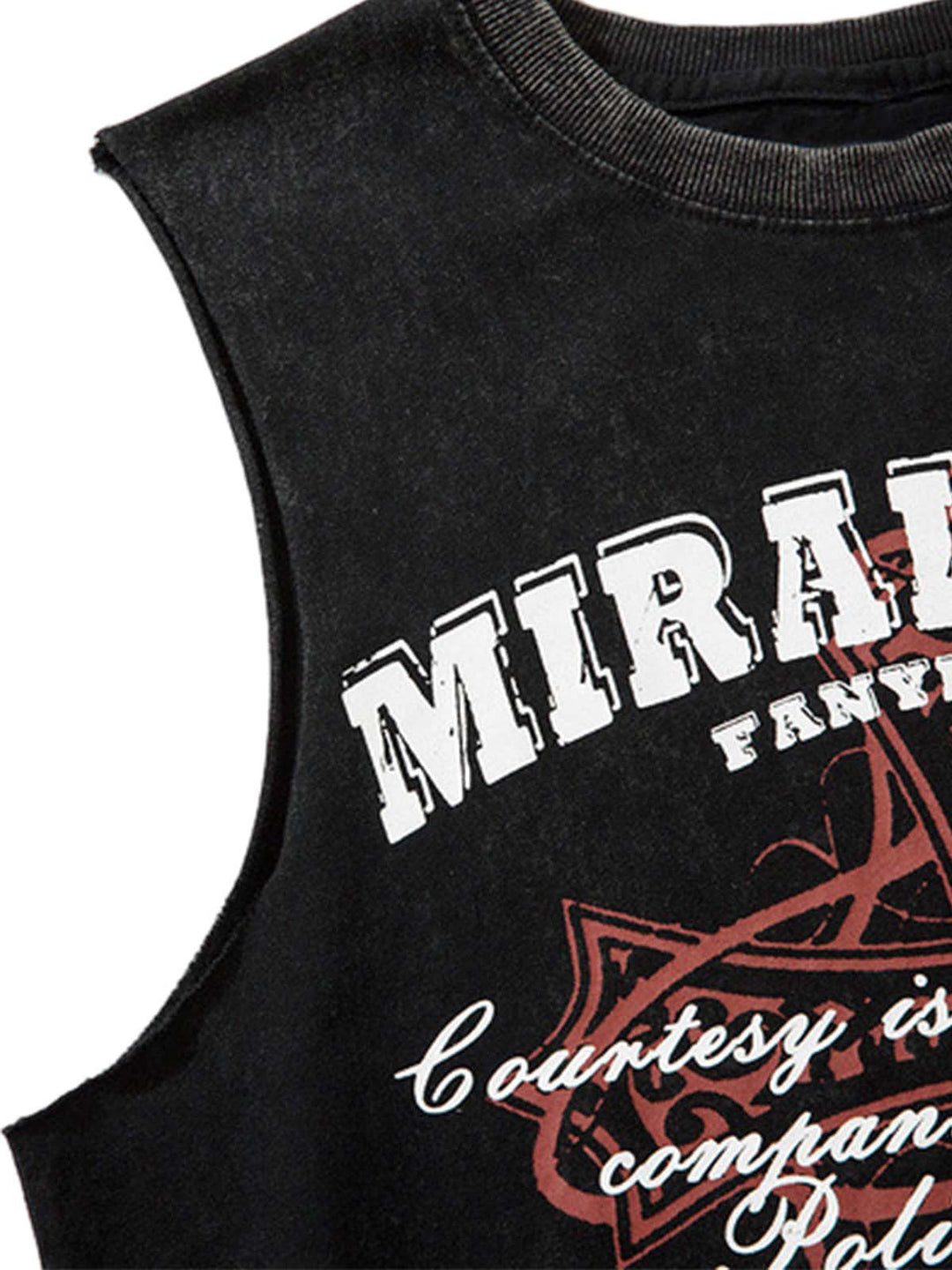 Miraitowa Distressed Graphic Tank
