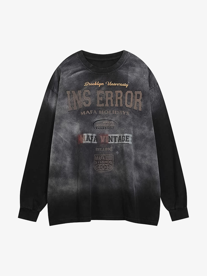 Ins Error Vintage Long Sleeve
