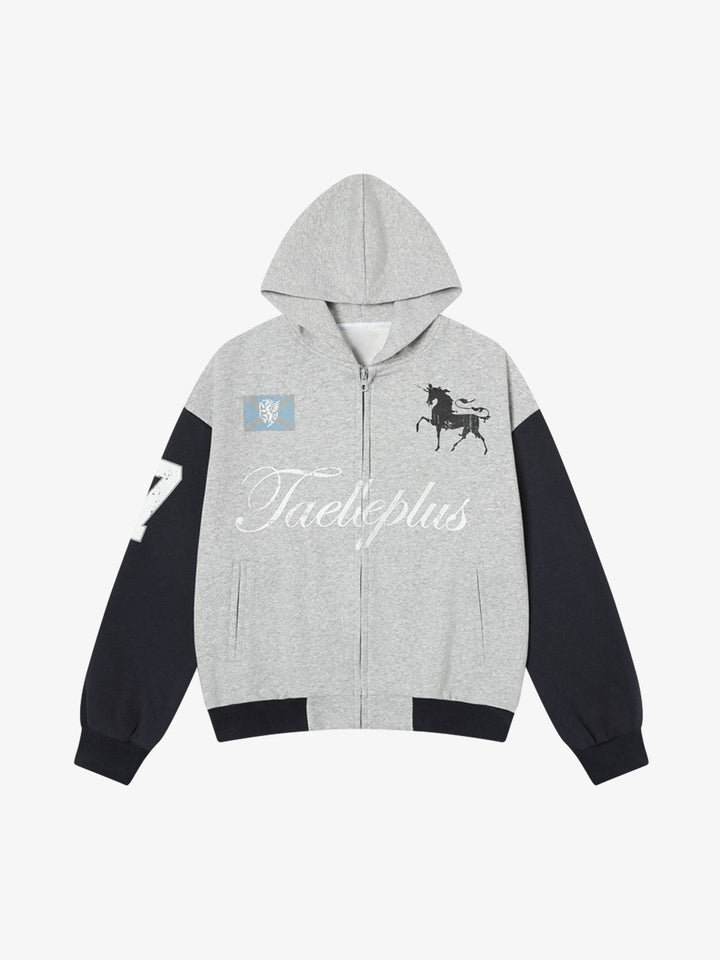 Equestrian Crest Zip Hoodie
