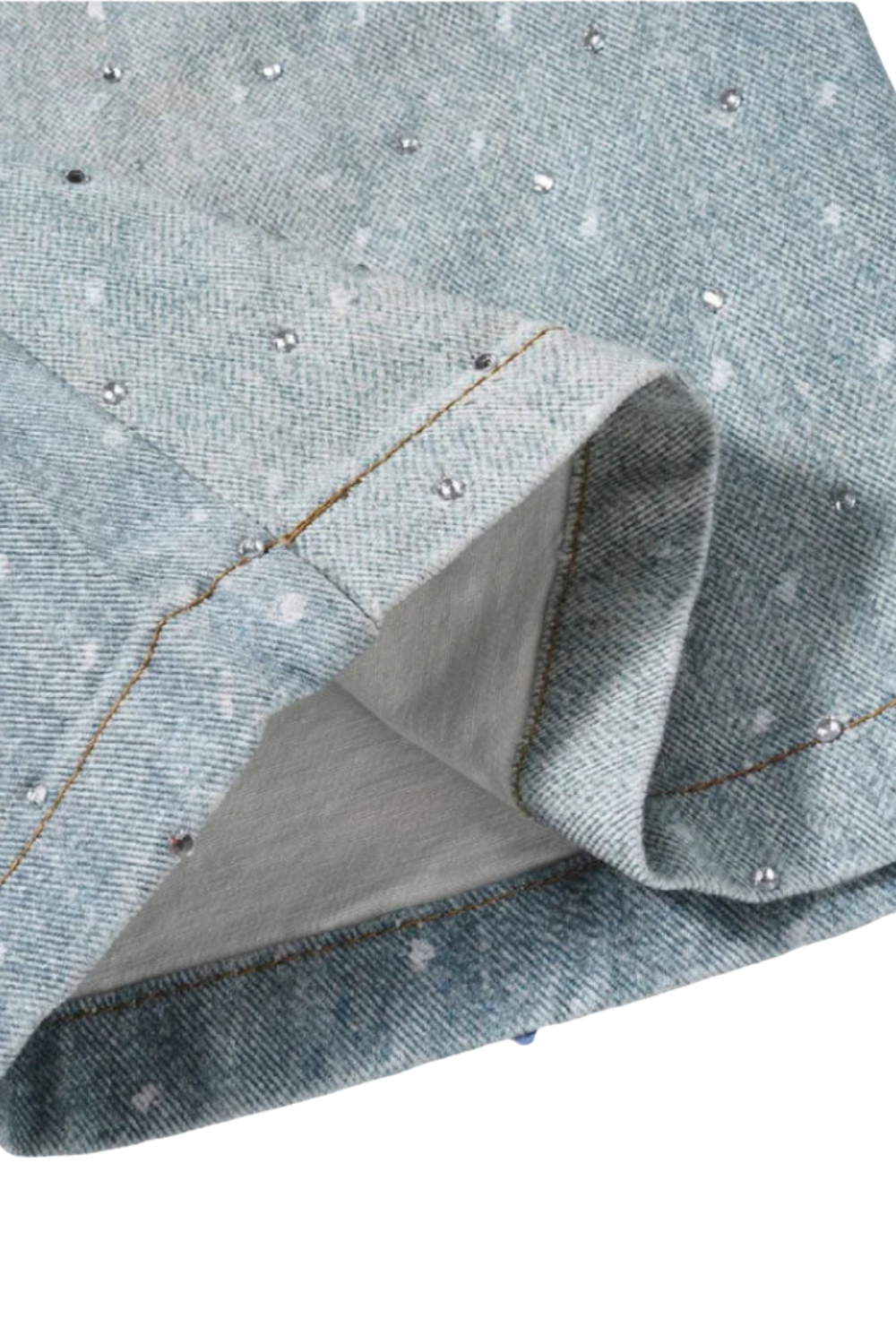 Crystal Wash Denim Shorts