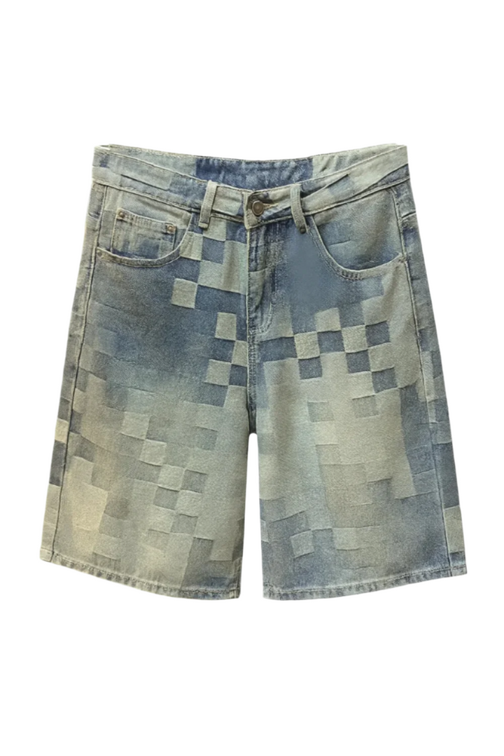 Fade Denim Shorts