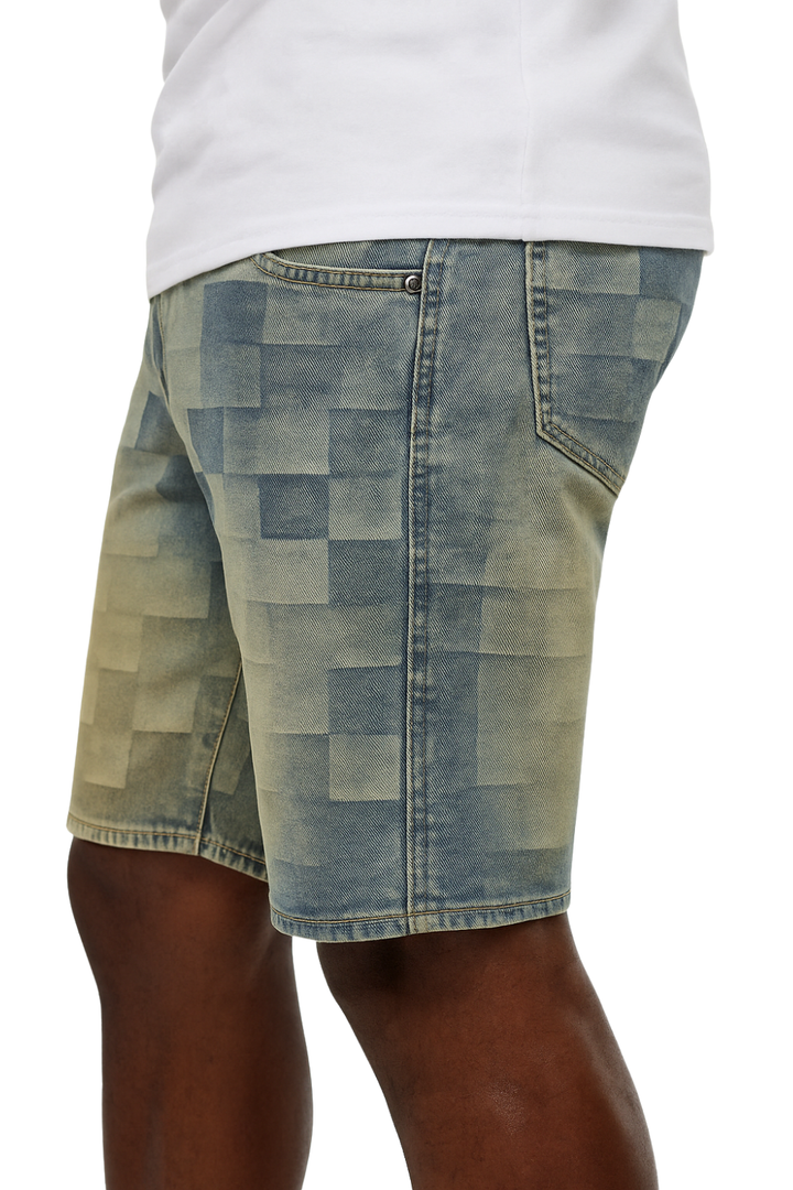 Fade Denim Shorts