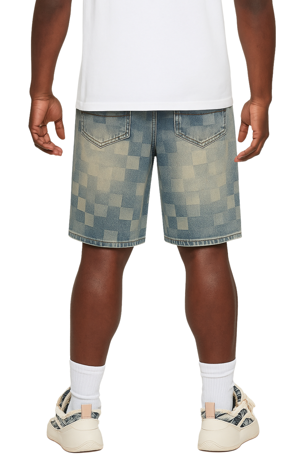 Fade Denim Shorts