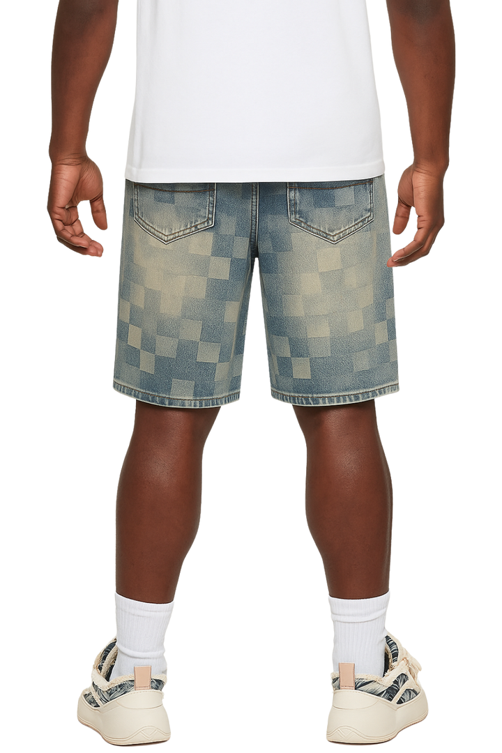 Fade Denim Shorts