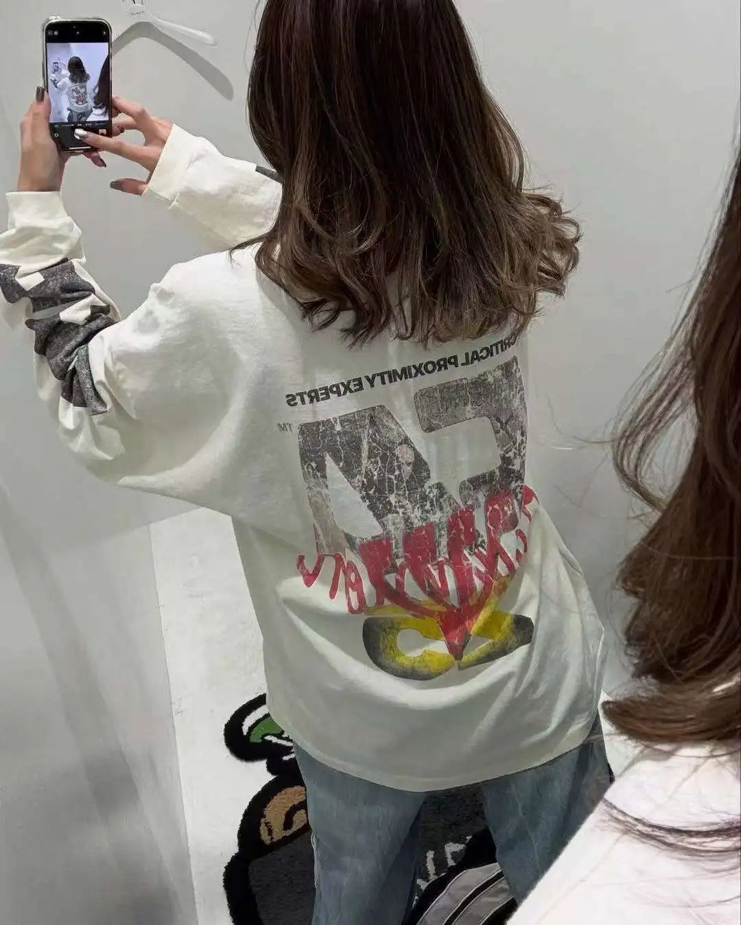 Graphic Print Long Sleeve Tee