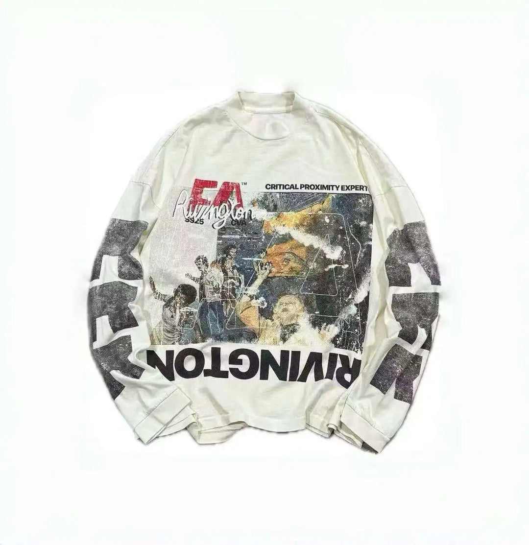 Graphic Print Long Sleeve Tee