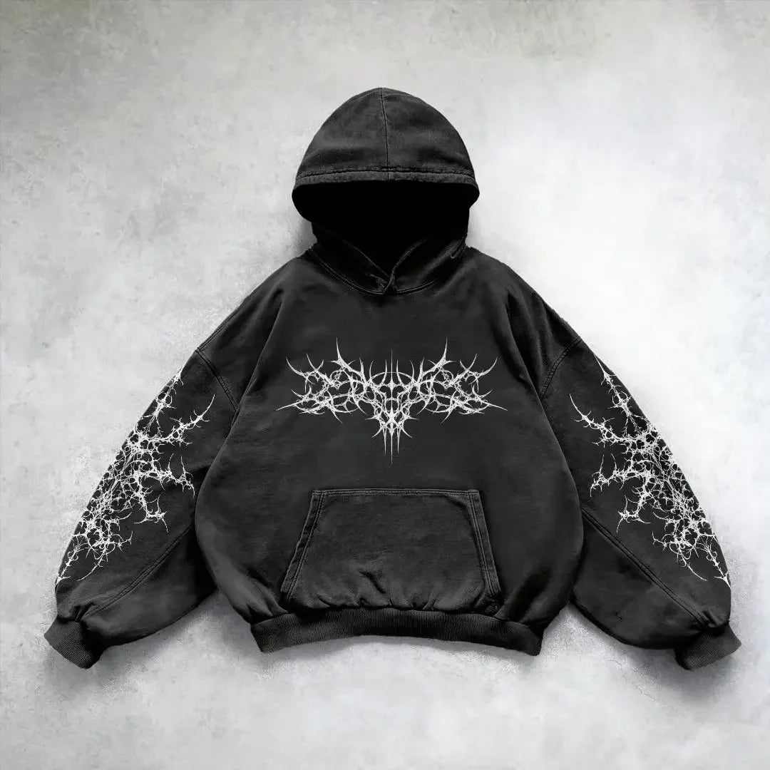 Starburst Spray Zip Hoodie