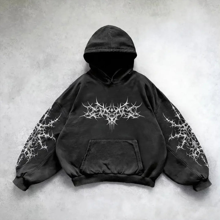 Starburst Spray Zip Hoodie