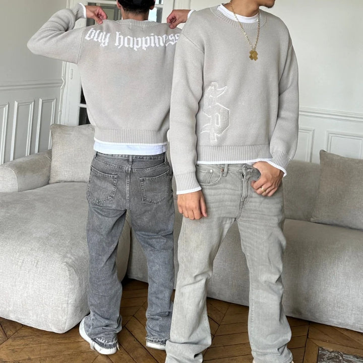 Cashmere Code Sweater