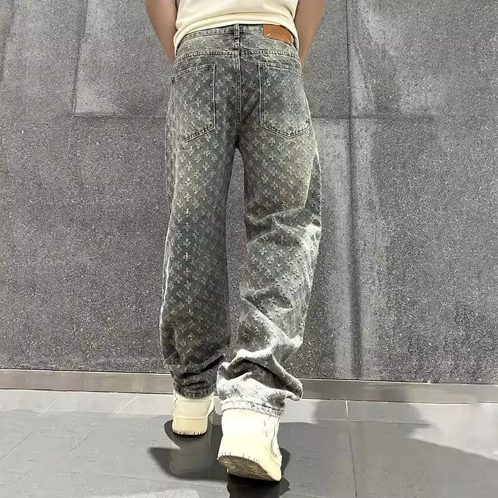 Mono Fade Loose Jeans