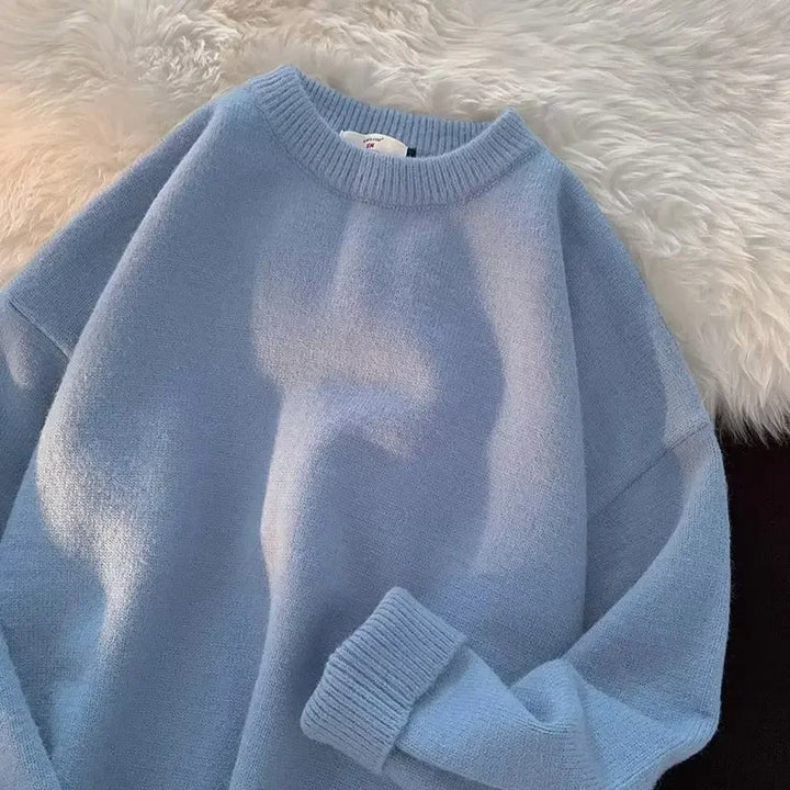 Round Neck Knitted Sweater