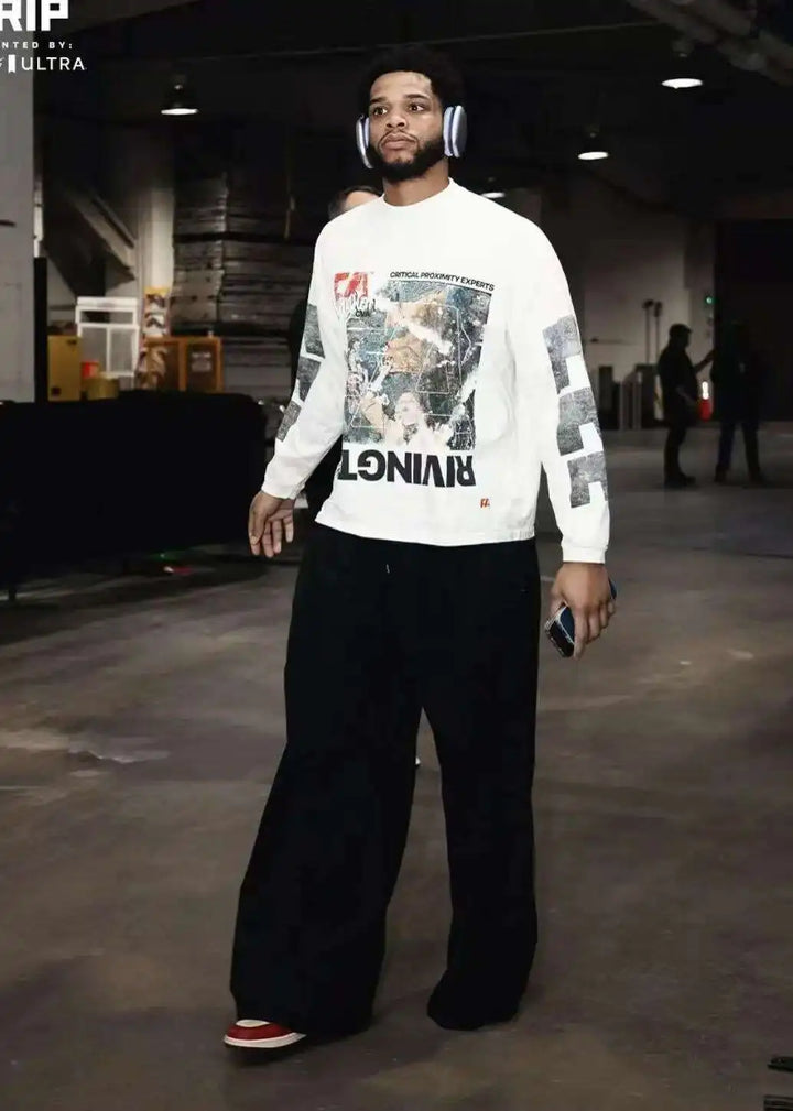 Graphic Print Long Sleeve Tee