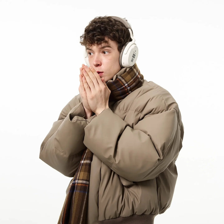 Stand Collar Puffer Jacket