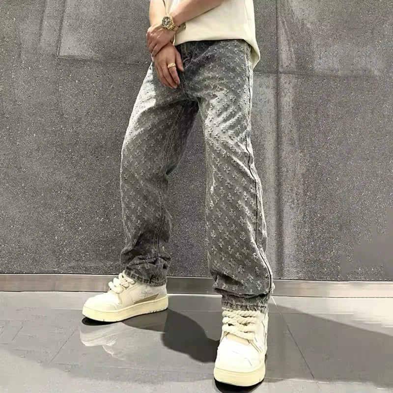 Mono Fade Loose Jeans