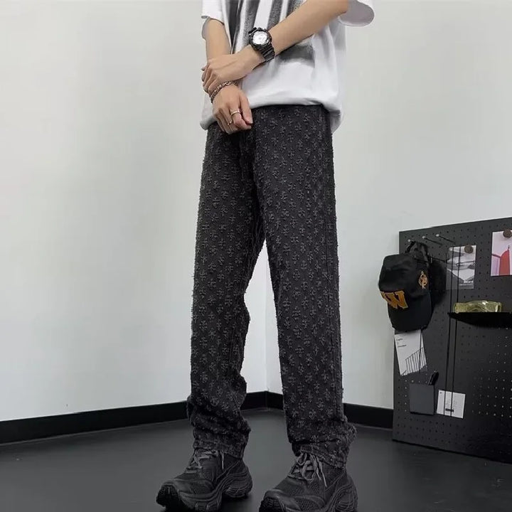 Jacquard Fade Denim Jeans