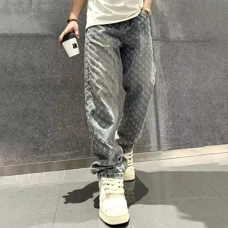 Mono Fade Loose Jeans