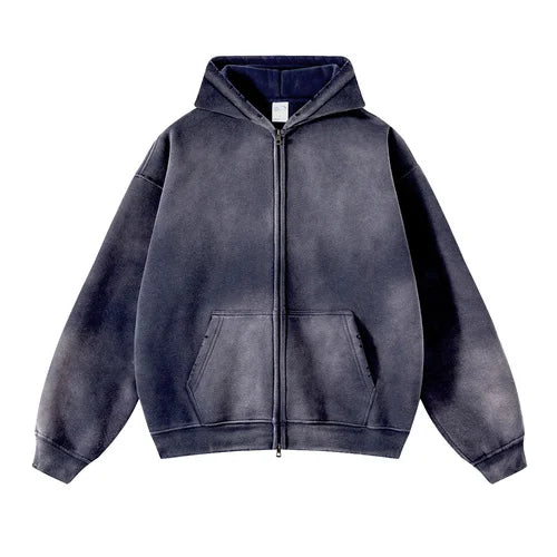 Faded Aura Zip Hoodie