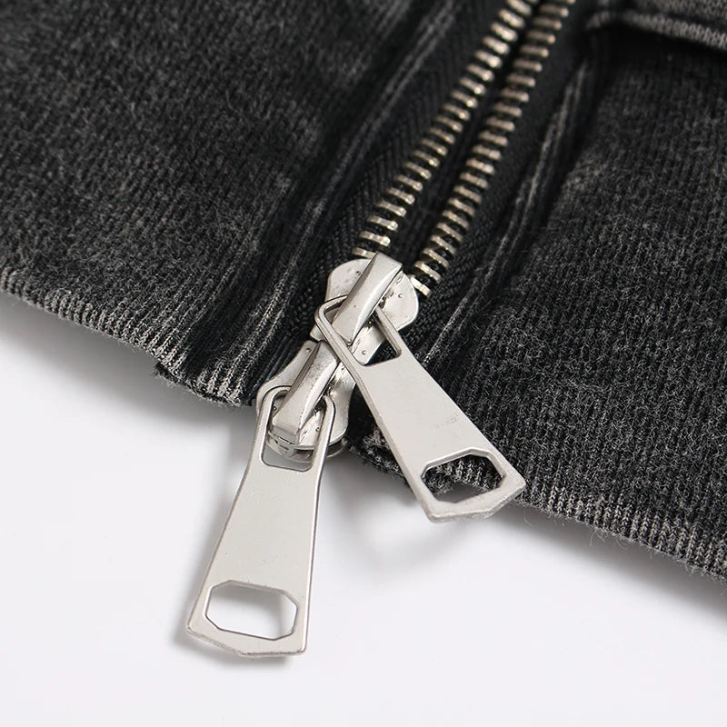 Racing Graphic Zip Hoodie