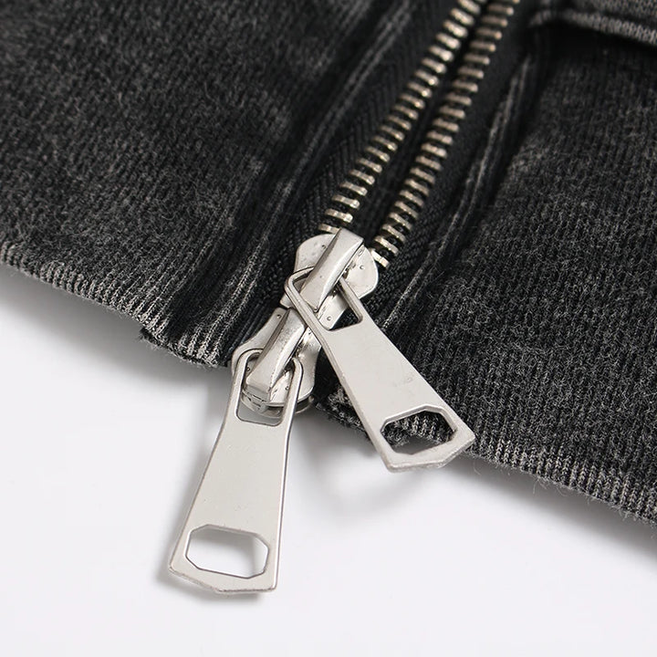 Racing Graphic Zip Hoodie