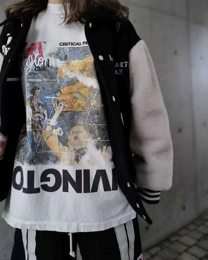 Graphic Print Long Sleeve Tee