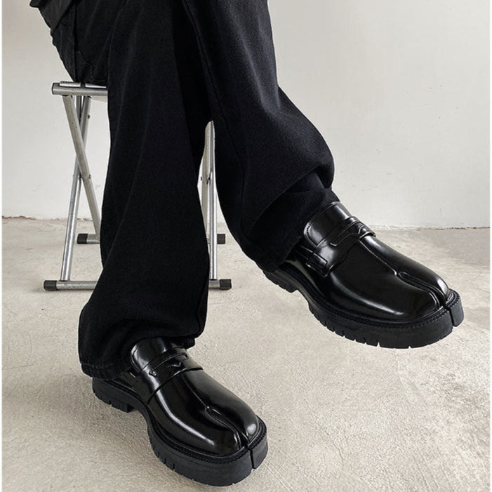 Twin Split Leather Loafer