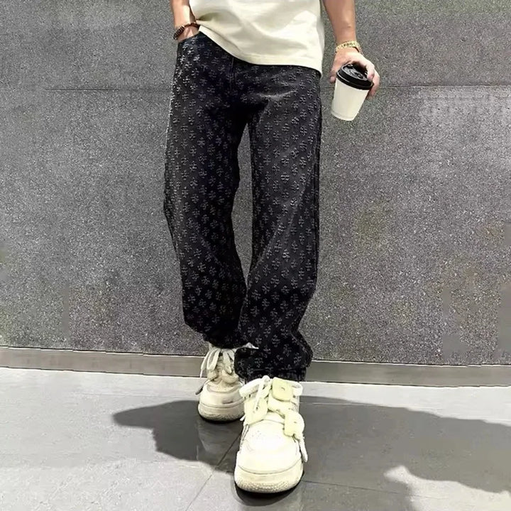 Mono Fade Loose Jeans