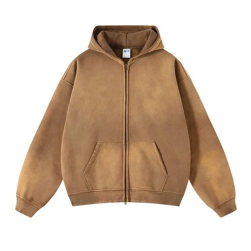 Faded Aura Zip Hoodie
