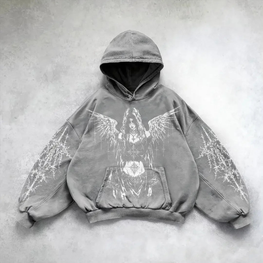 Starburst Spray Zip Hoodie