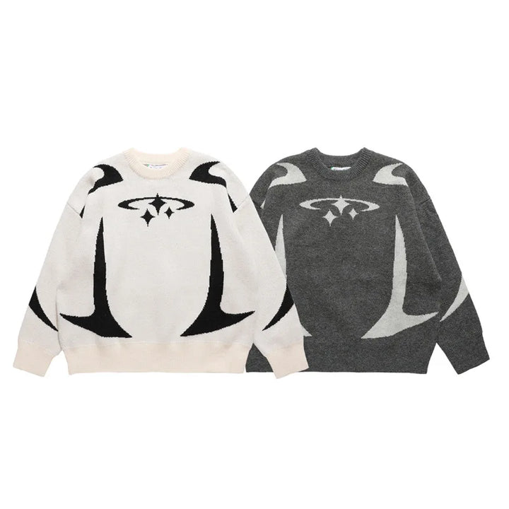 Star Graphic Sweaters