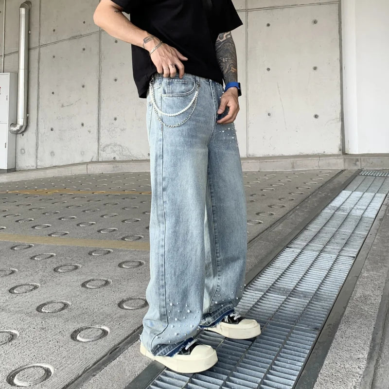 Paint Mist Denim Trousers