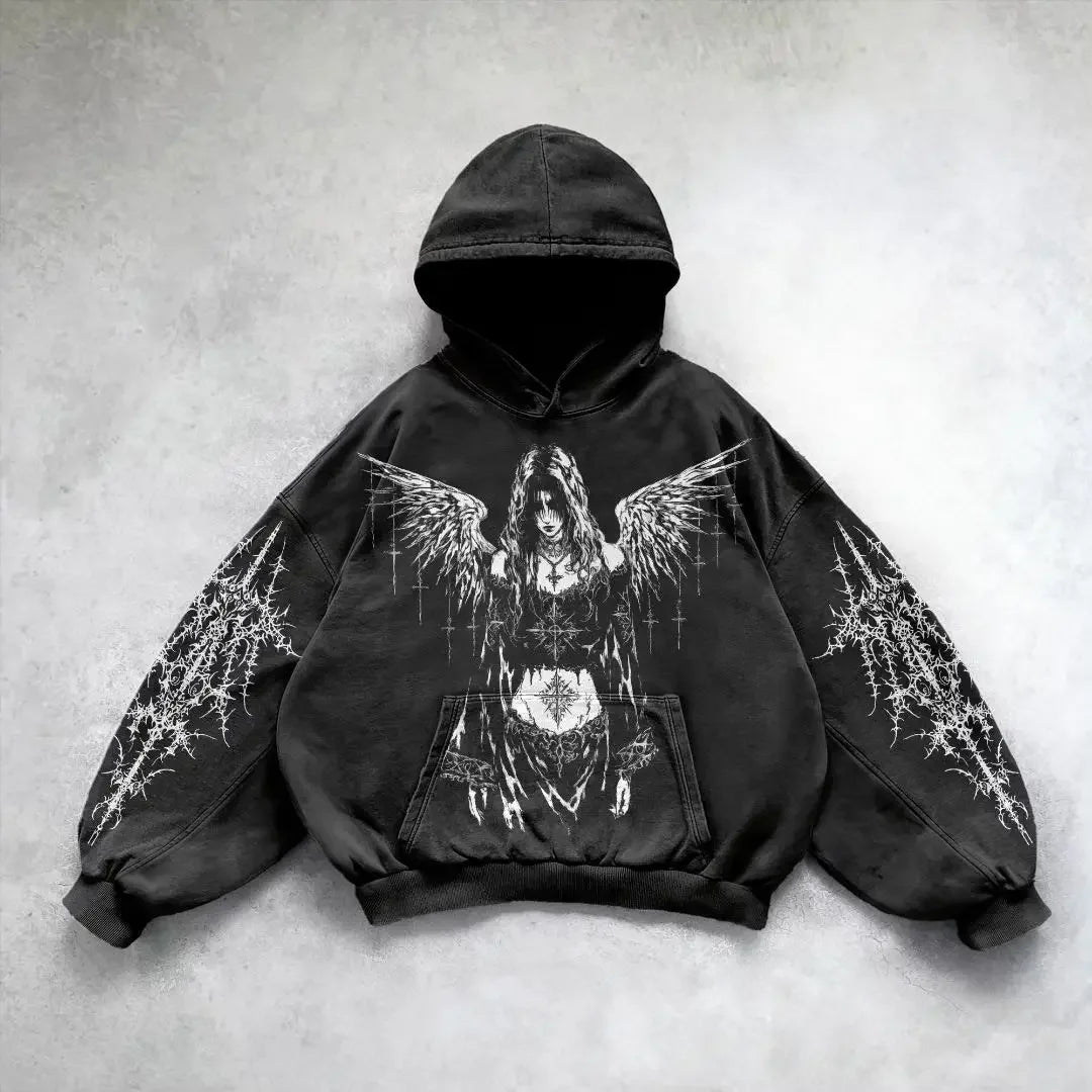Starburst Spray Zip Hoodie