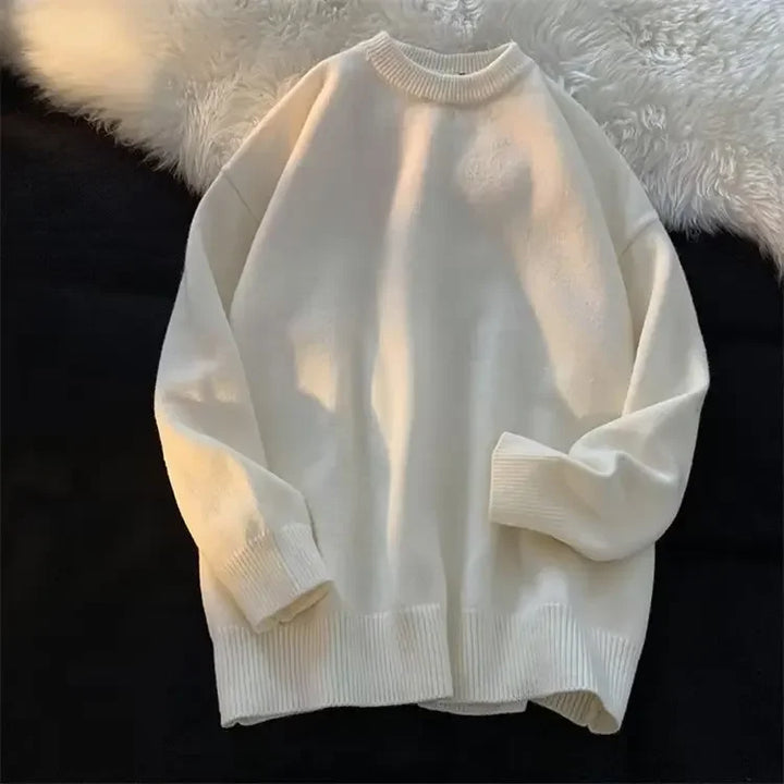 Round Neck Knitted Sweater
