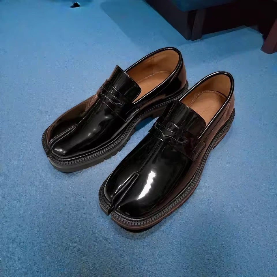 Twin Split Leather Loafer