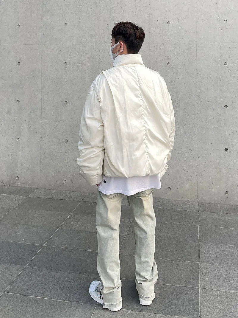 Straight Cut Denim Pants