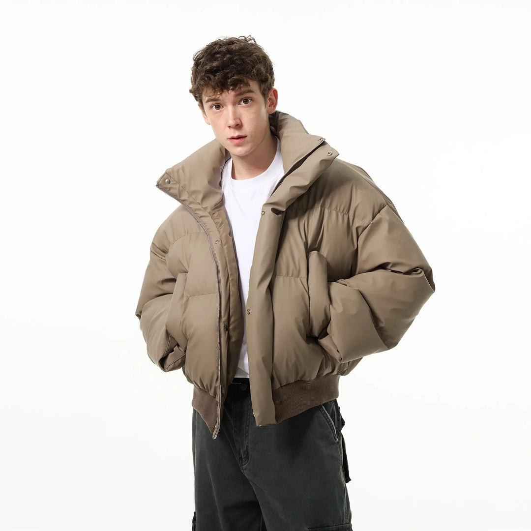 Stand Collar Puffer Jacket