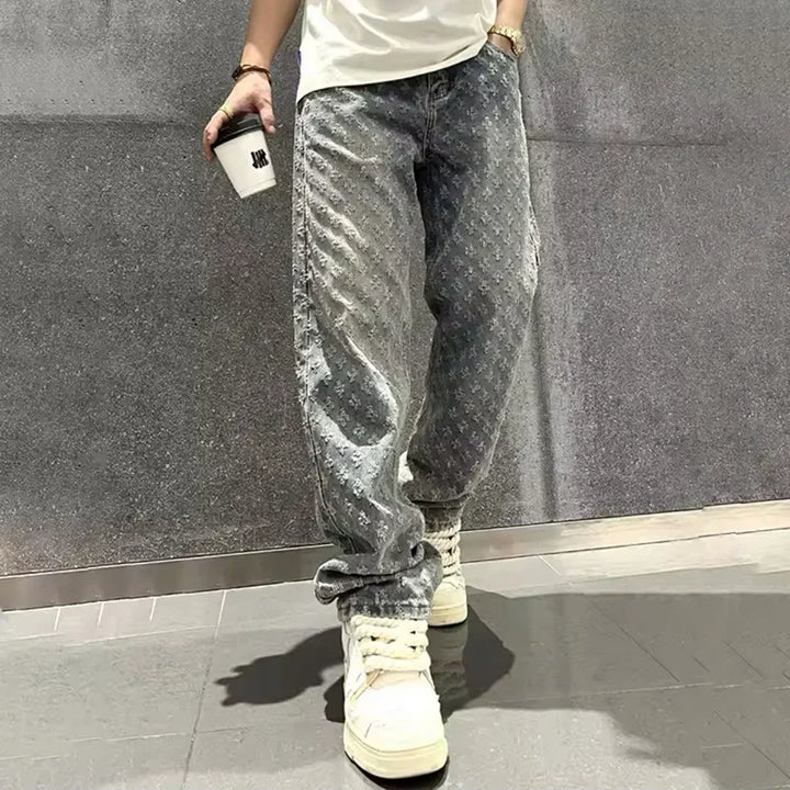 Mono Fade Loose Jeans